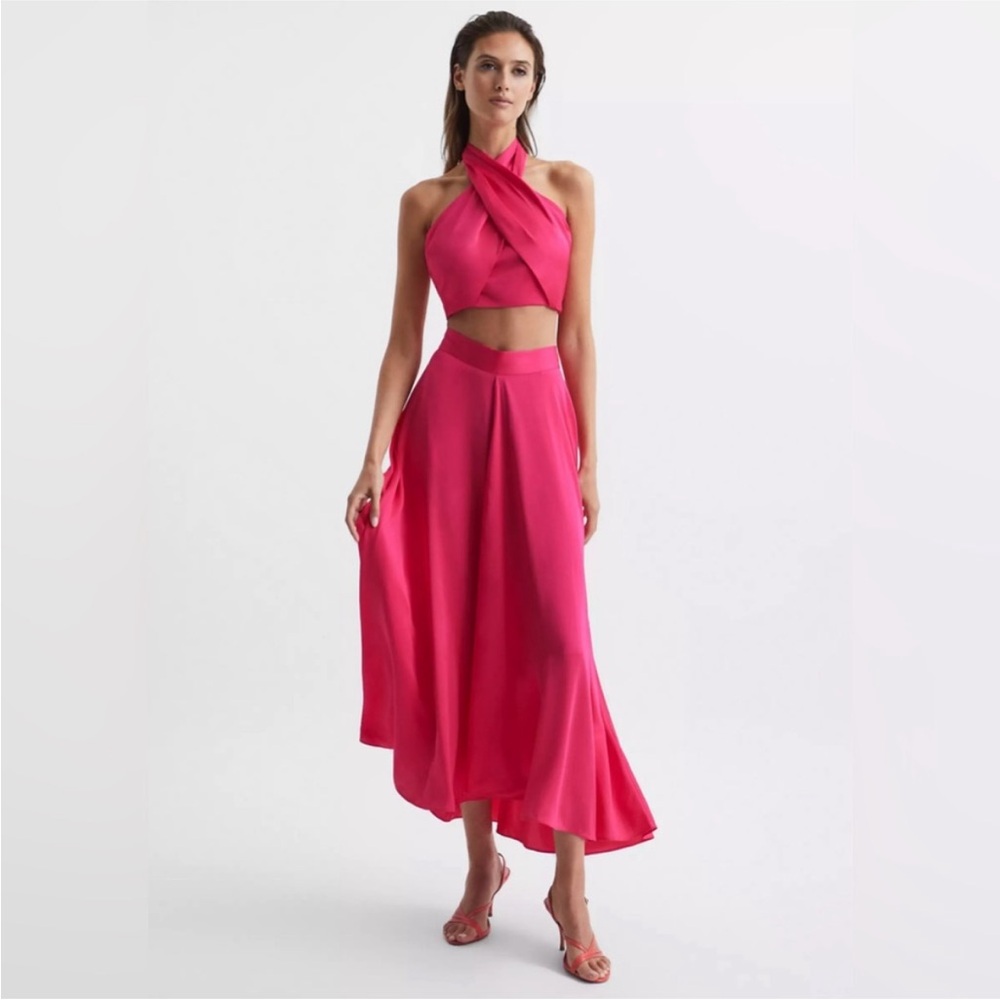Reiss occasionally wear set top size 4, skirt size 6. Can be listed separately